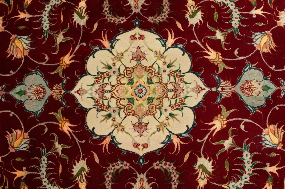 Persisk teppe - Tabriz - Royal - 150 x 101 cm - rød