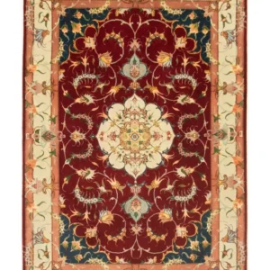 Persisk teppe - Tabriz - Royal - 150 x 101 cm - rød