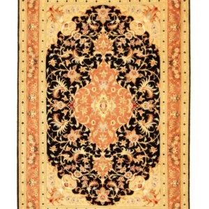 Persisk teppe - Tabriz - Royal - 150 x 101 cm - svart