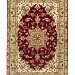 Persisk teppe - Tabriz - Royal - 150 x 99 cm - rød