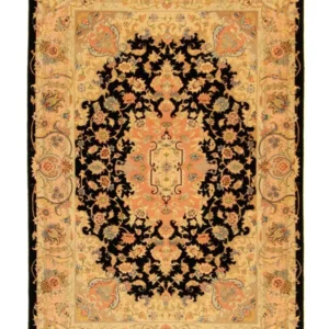 Persisk teppe - Tabriz - Royal - 151 x 103 cm - svart
