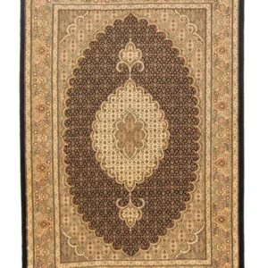 Persisk teppe - Tabriz - Royal - 152 x 100 cm - svart
