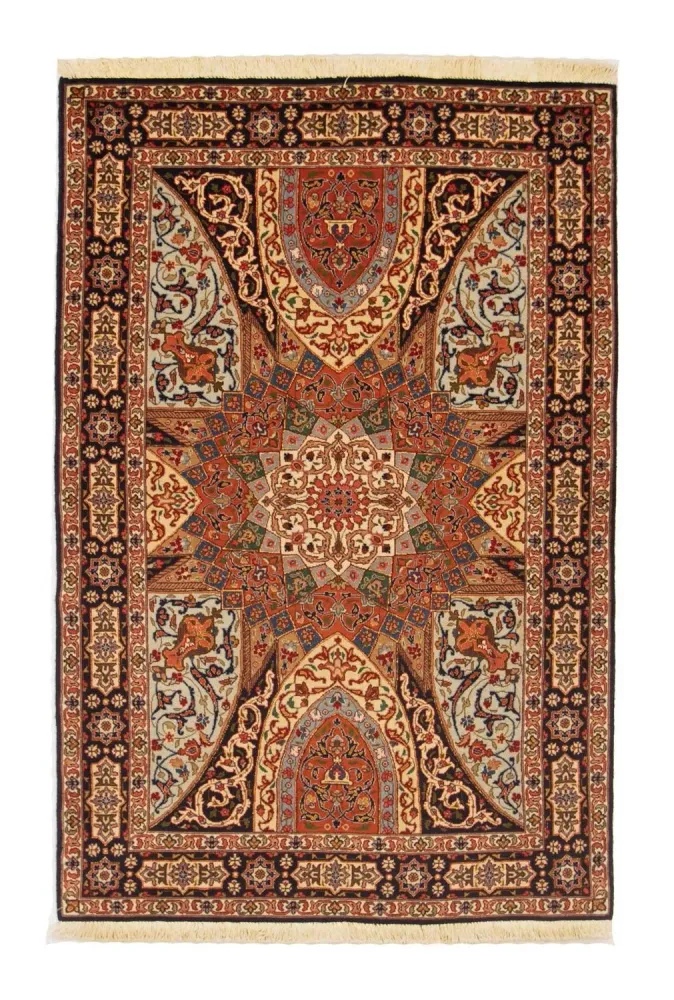 Persisk teppe - Tabriz - Royal - 153 x 100 cm - flerfarget