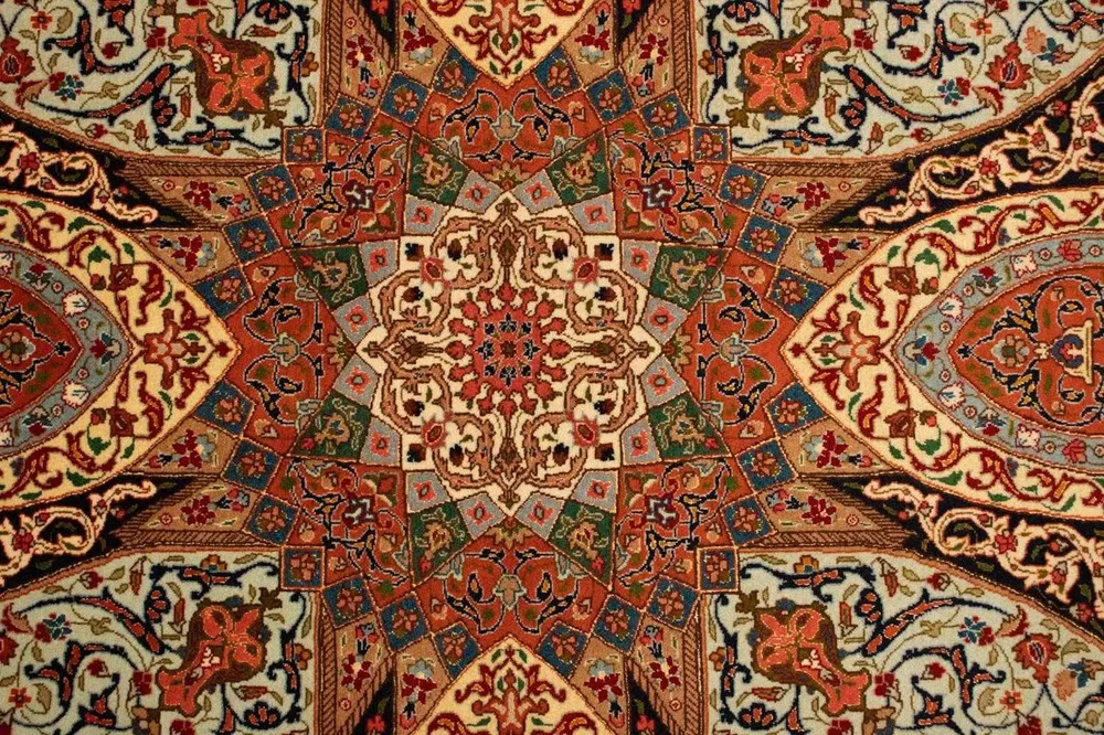 Persisk teppe - Tabriz - Royal - 153 x 100 cm - flerfarget