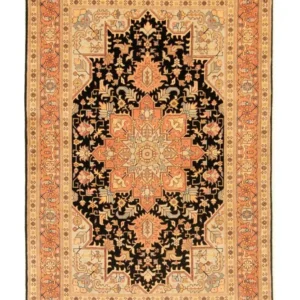 Persisk teppe - Tabriz - Royal - 153 x 100 cm - mørkeblå