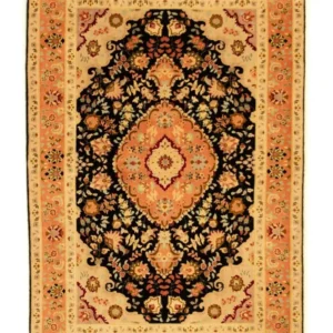 Persisk teppe - Tabriz - Royal - 155 x 103 cm - svart