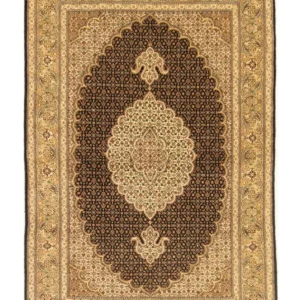 Persisk teppe - Tabriz - Royal - 156 x 102 cm - svart