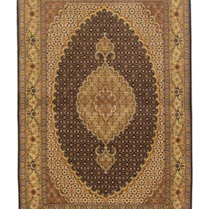 Persisk teppe - Tabriz - Royal - 156 x 103 cm - svart