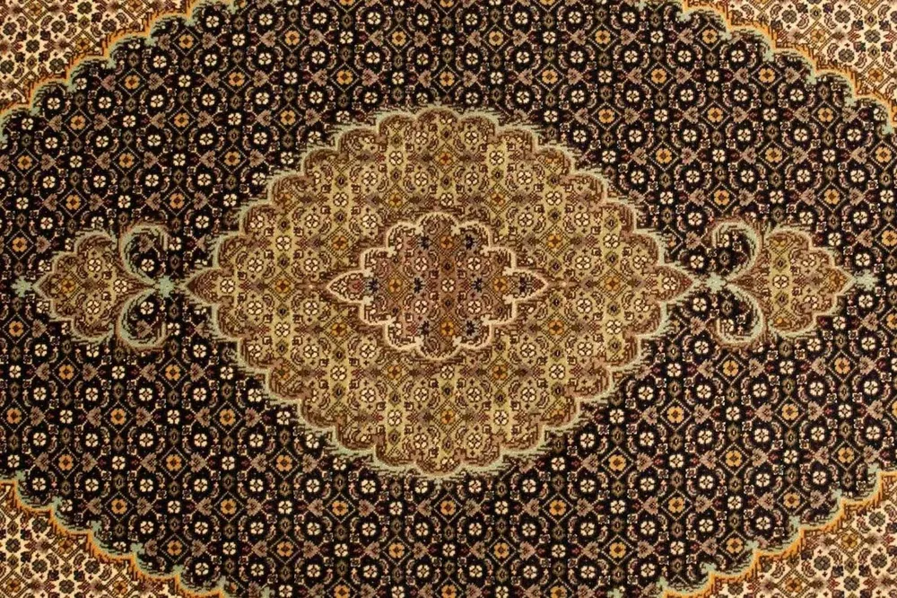 Persisk teppe - Tabriz - Royal - 156 x 103 cm - svart