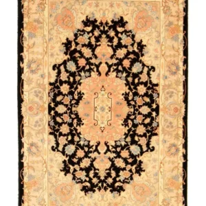 Persisk teppe - Tabriz - Royal - 158 x 100 cm - svart