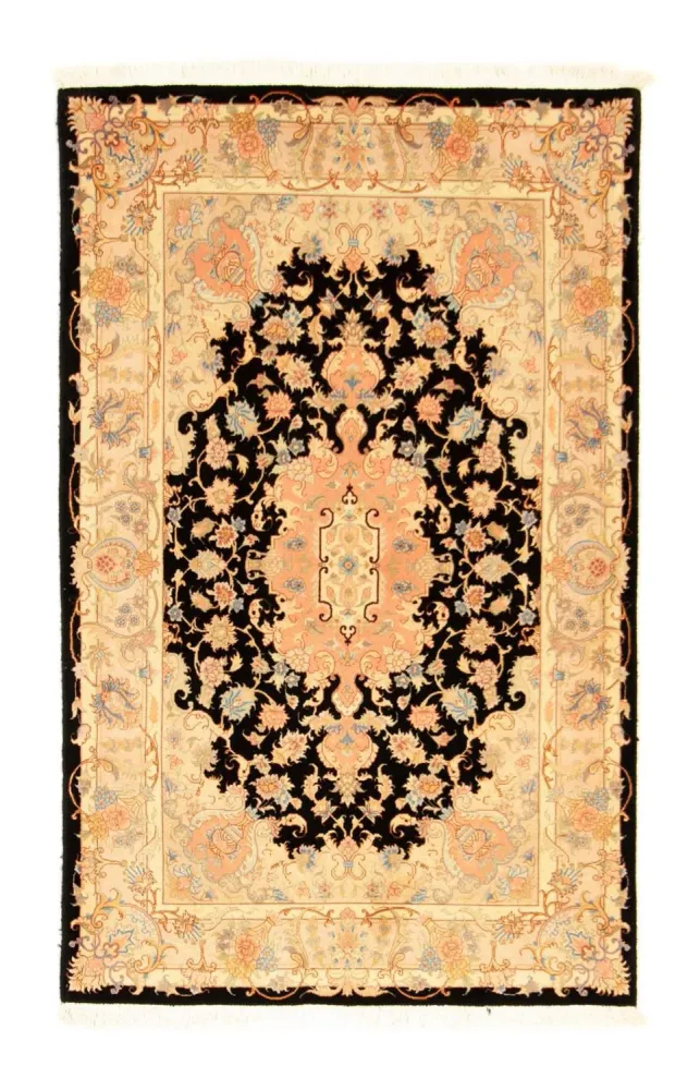 Persisk teppe - Tabriz - Royal - 158 x 100 cm - svart