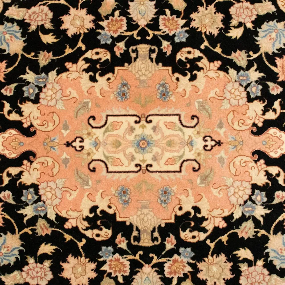 Persisk teppe - Tabriz - Royal - 158 x 100 cm - svart