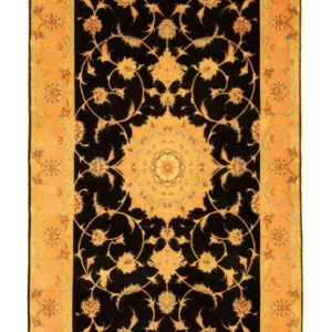 Persisk teppe - Tabriz - Royal - 160 x 100 cm - svart