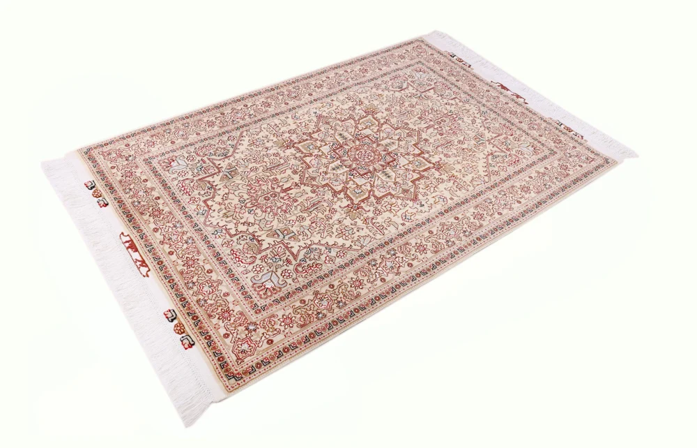 Persisk teppe - Tabriz - Royal - 160 x 100 cm - lys beige