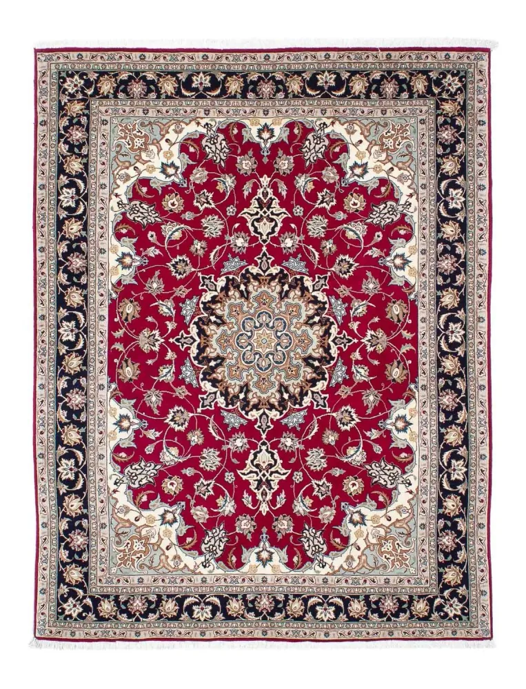 Persisk teppe - Tabriz - Royal - 200 x 150 cm - mørk rød