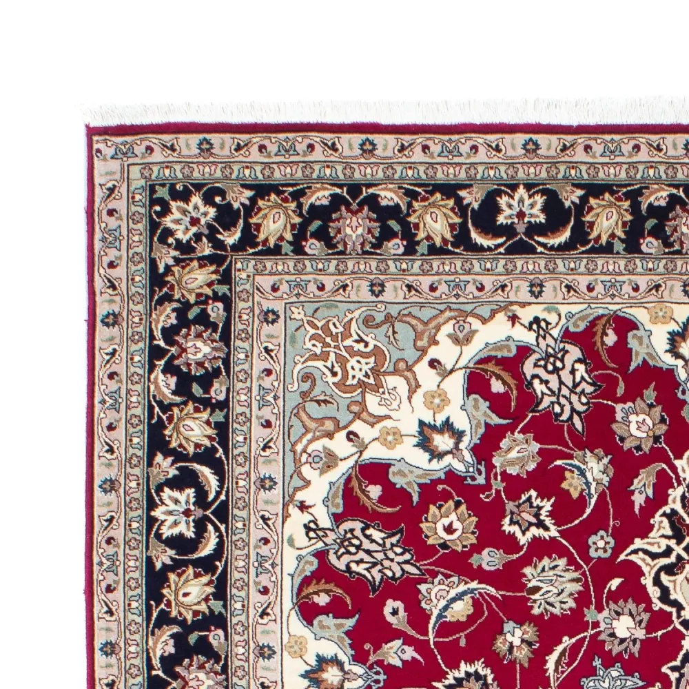 Persisk teppe - Tabriz - Royal - 200 x 150 cm - mørk rød