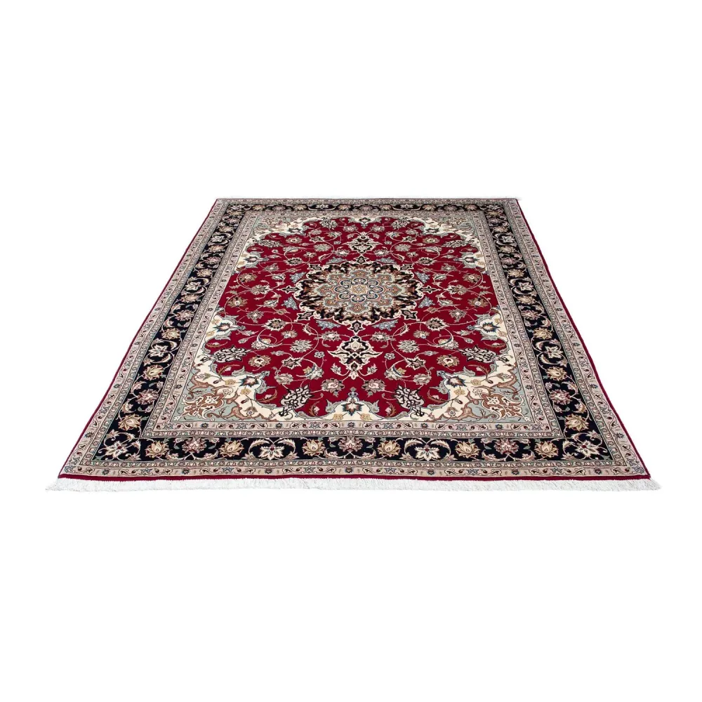 Persisk teppe - Tabriz - Royal - 200 x 150 cm - mørk rød