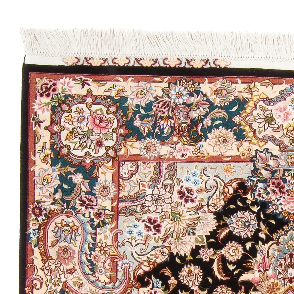 Persisk teppe - Tabriz - Royal - 200 x 150 cm - mørkeblå