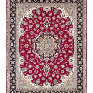 Persisk teppe - Tabriz - Royal - 200 x 150 cm - mørk rød