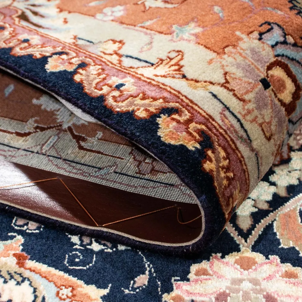 Persisk teppe - Tabriz - Royal - 200 x 155 cm - mørkeblå