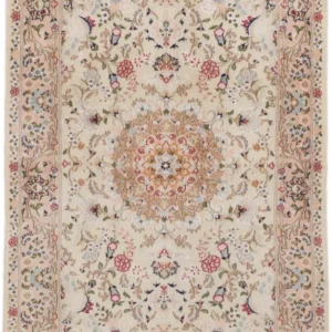 Persisk teppe - Tabriz - Royal - 201 x 120 cm - krem