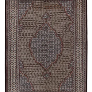 Persisk teppe - Tabriz - Royal - 202 x 135 cm - mørk beige