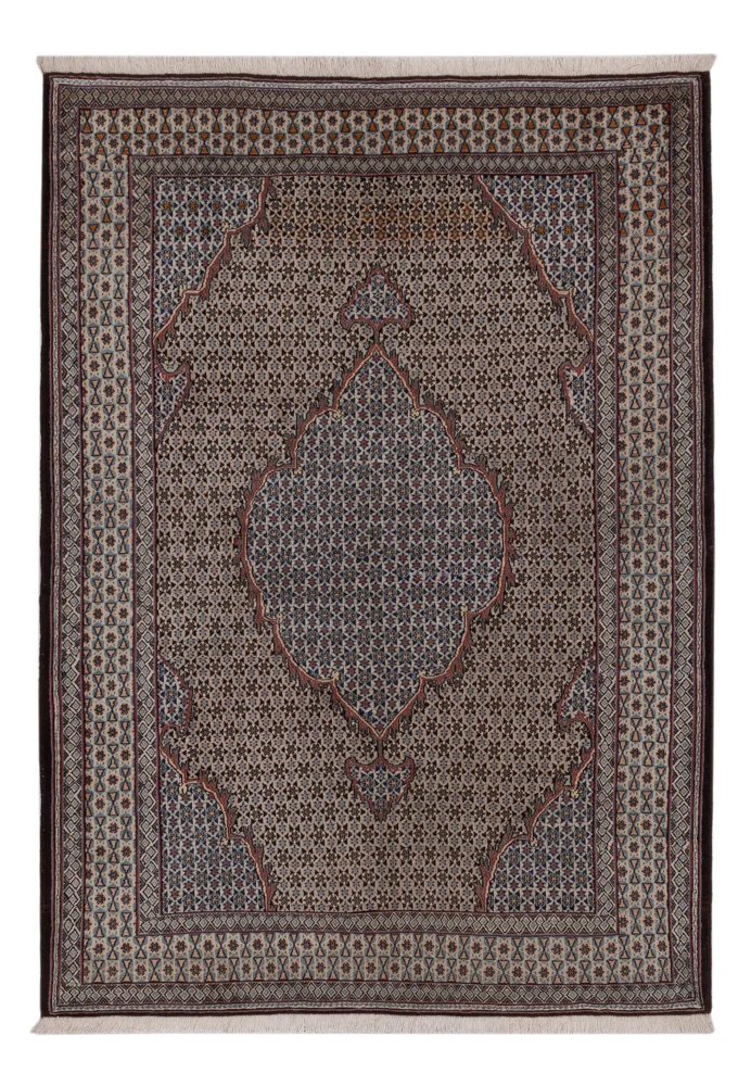 Persisk teppe - Tabriz - Royal - 202 x 135 cm - mørk beige