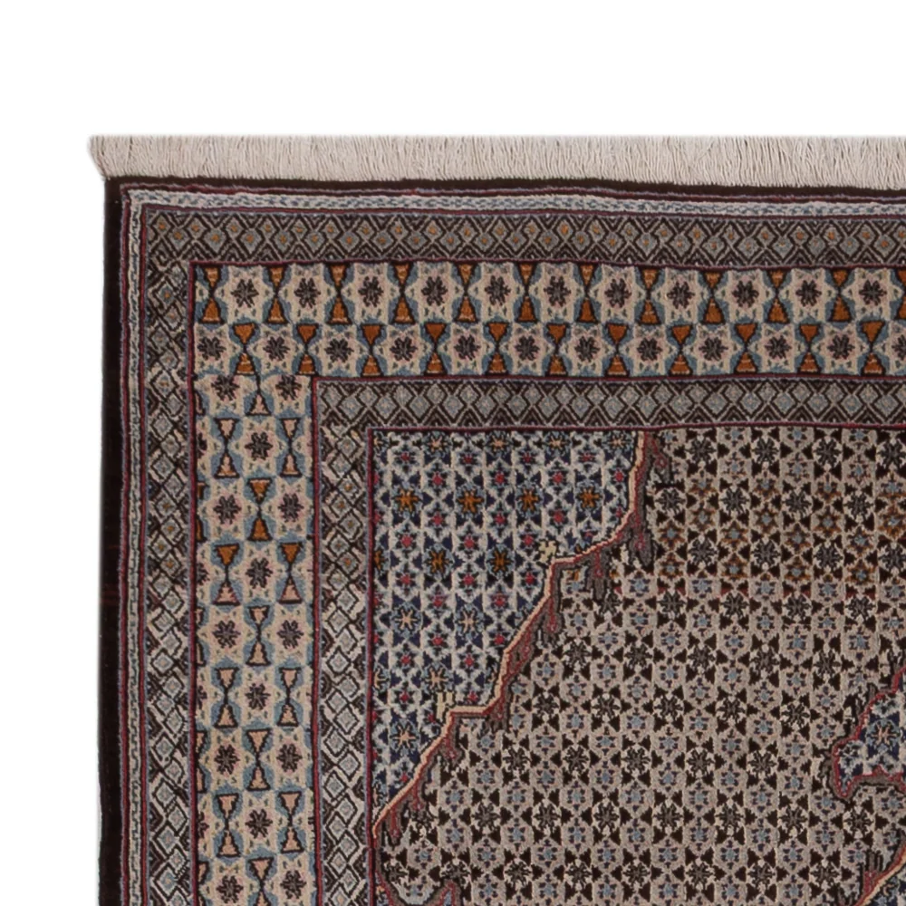 Persisk teppe - Tabriz - Royal - 202 x 135 cm - mørk beige