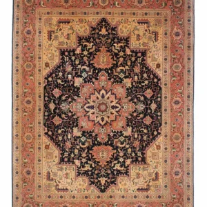 Persisk teppe - Tabriz - Royal - 203 x 150 cm - lysebrun