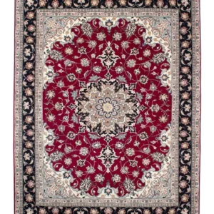 Persisk teppe - Tabriz - Royal - 204 x 153 cm - mørk rød
