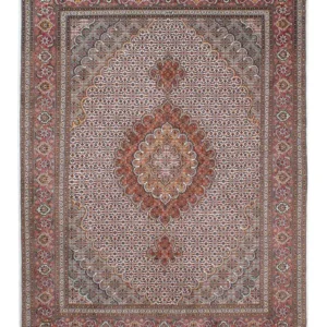 Persisk teppe - Tabriz - Royal - 208 x 153 cm - lysebrun