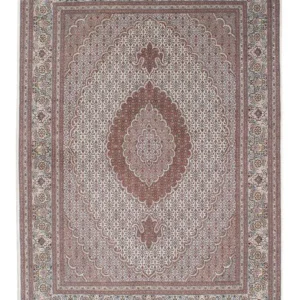 Persisk teppe - Tabriz - Royal - 210 x 150 cm - lysebrun
