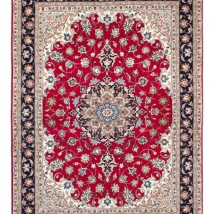Persisk teppe - Tabriz - Royal - 210 x 150 cm - rød