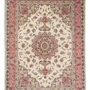 Persisk teppe - Tabriz - Royal - 210 x 150 cm - beige
