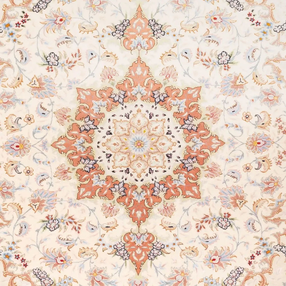 Persisk teppe - Tabriz - Royal - 210 x 150 cm - beige