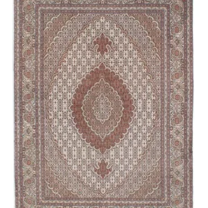 Persisk teppe - Tabriz - Royal - 210 x 150 cm - lysebrun