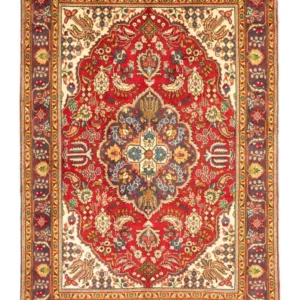 Persisk teppe - Tabriz - Royal - 213 x 149 cm - rød