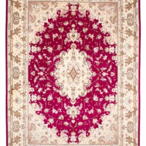 Persisk teppe - Tabriz - Royal - 242 x 168 cm - rød
