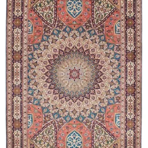 Persisk teppe - Tabriz - Royal - 242 x 168 cm - flerfarget