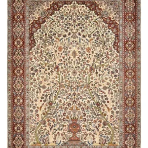 Persisk teppe - Tabriz - Royal - 250 x 177 cm - sand