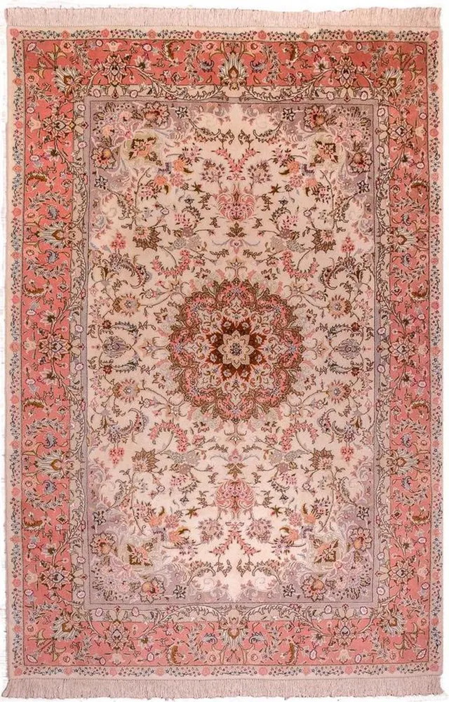 Persisk teppe - Tabriz - Royal - 298 x 200 cm - rosa