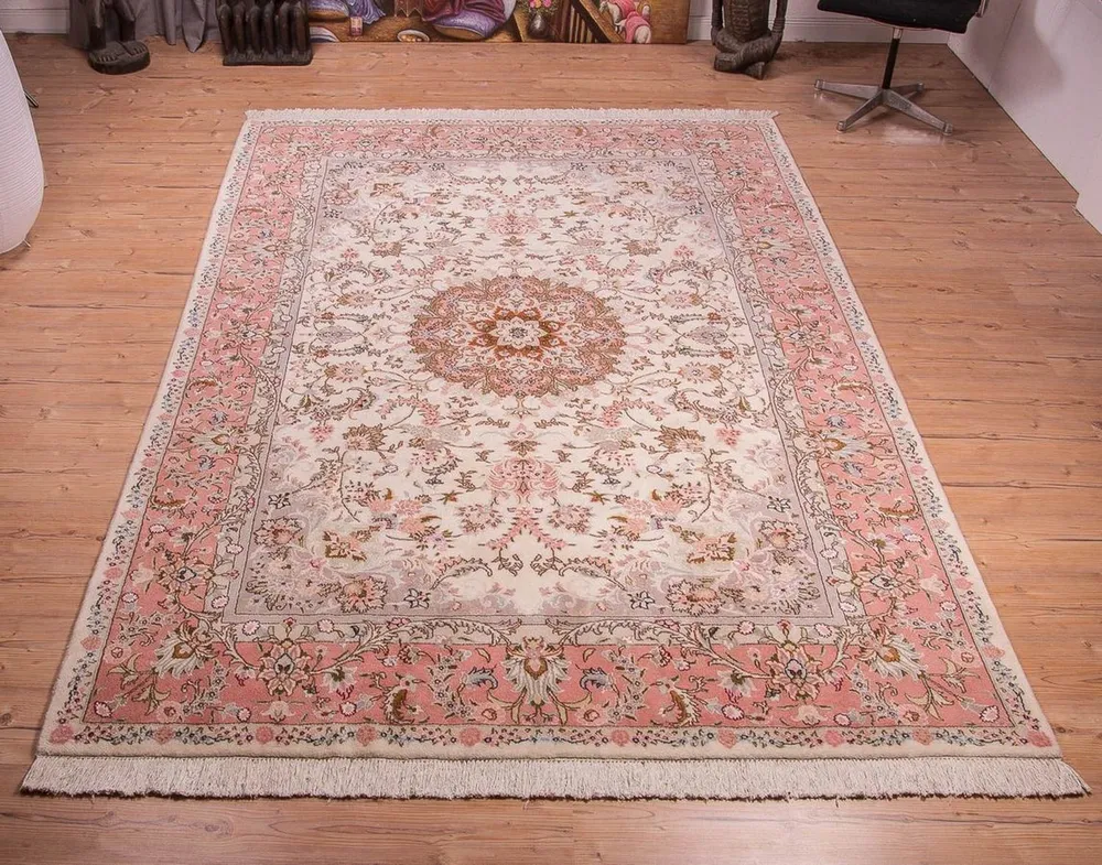 Persisk teppe - Tabriz - Royal - 298 x 200 cm - rosa