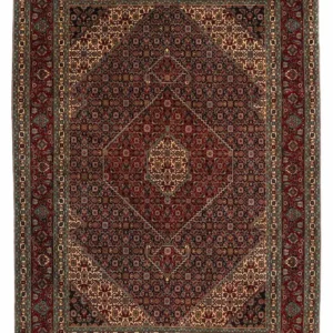 Persisk teppe - Tabriz - Royal - 300 x 199 cm - mørk rød