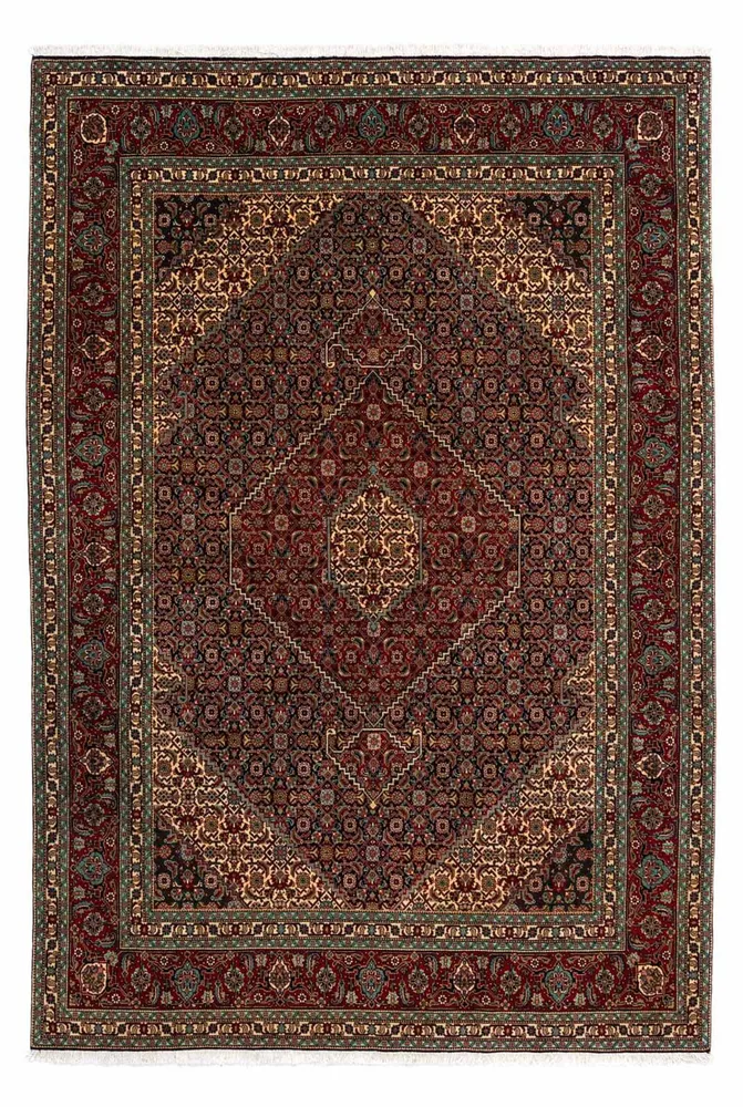 Persisk teppe - Tabriz - Royal - 300 x 199 cm - mørk rød