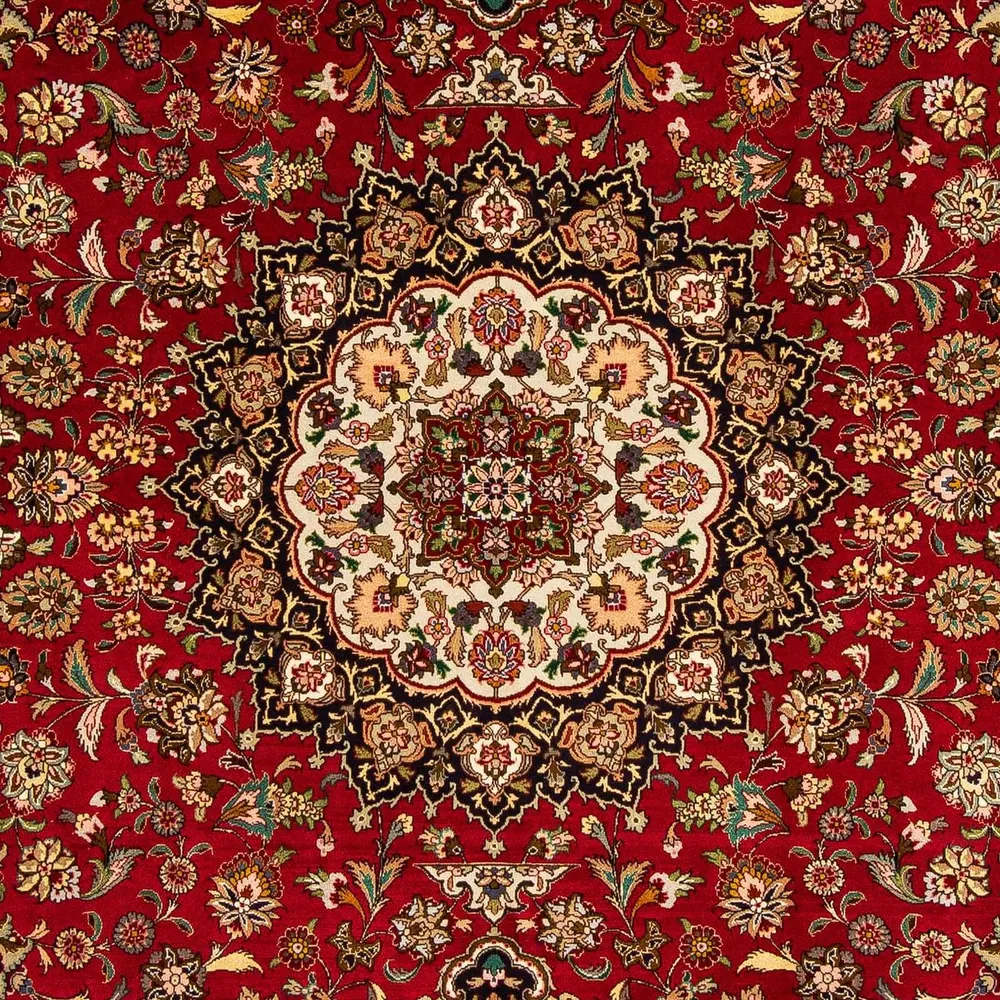 Persisk teppe - Tabriz - Royal - 300 x 202 cm - mørk rød