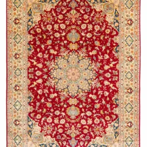 Persisk teppe - Tabriz - Royal - 300 x 205 cm - mørk rød