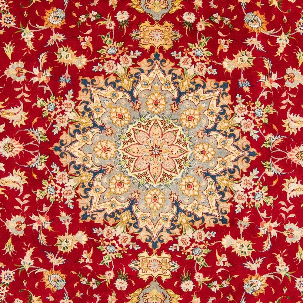 Persisk teppe - Tabriz - Royal - 300 x 205 cm - mørk rød