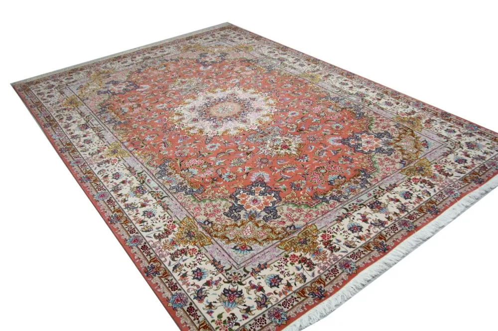 Persisk teppe - Tabriz - Royal - 302 x 202 cm - oransje