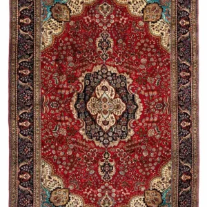 Persisk teppe - Tabriz - Royal - 302 x 206 cm - rød