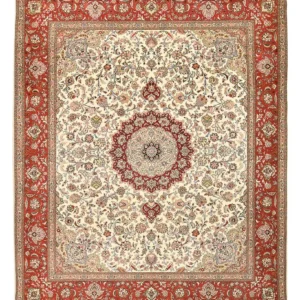 Persisk teppe - Tabriz - Royal - 302 x 248 cm - sand